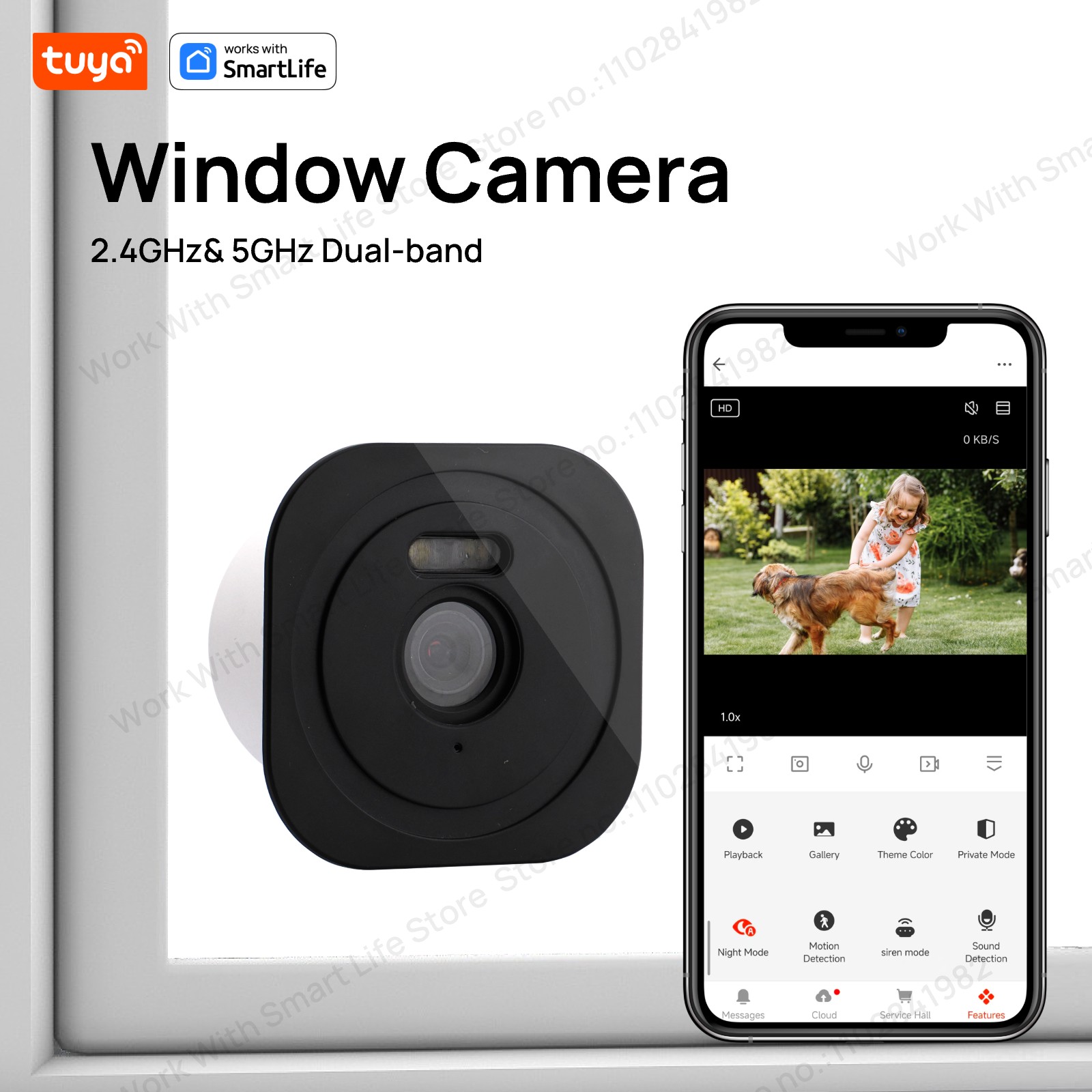 Eufy Camera E220 - Kamera okienna Tuya 3MP 2K, kamery