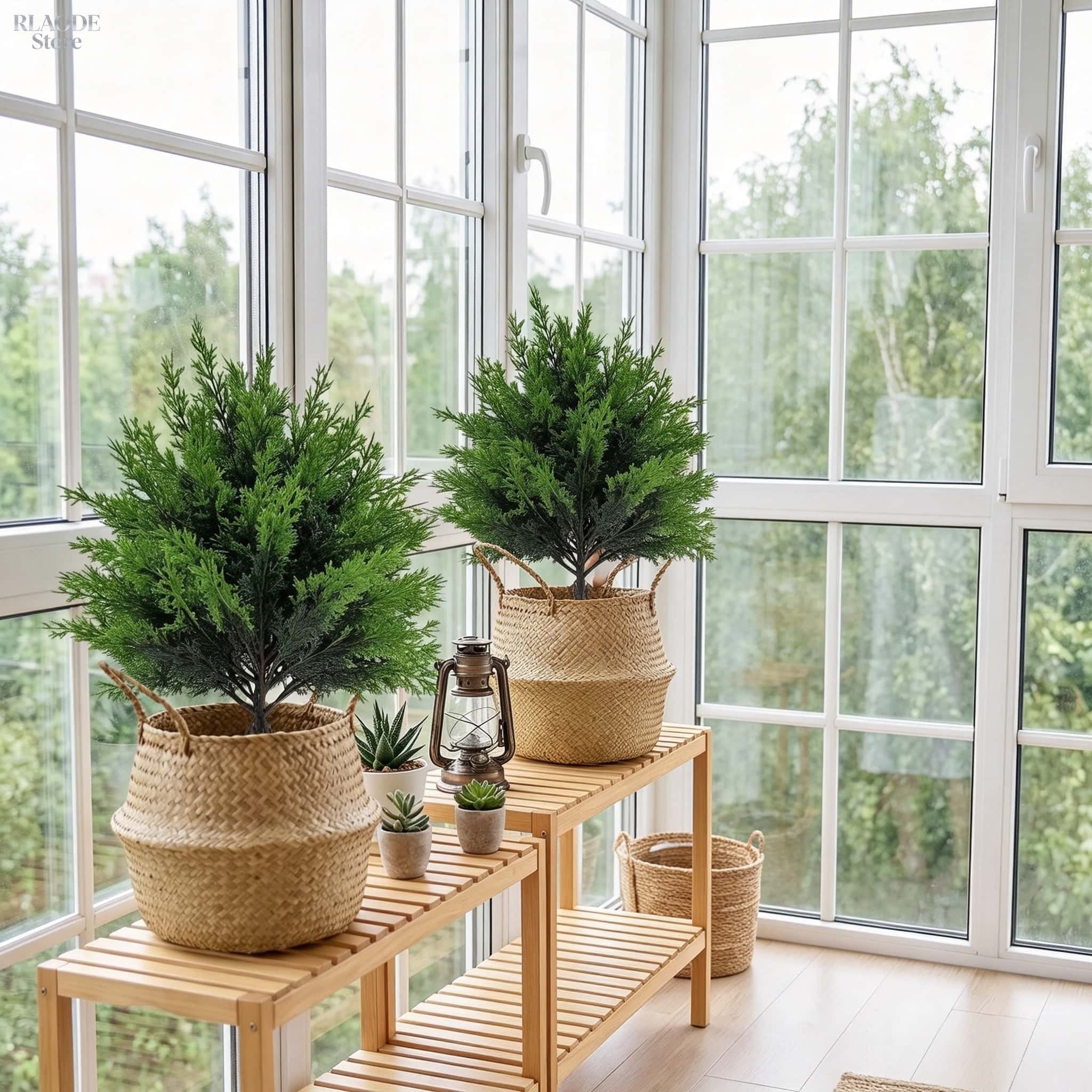 2 szt. Sztuczne rośliny zielon – Dracaena Marginata recenzja i cena