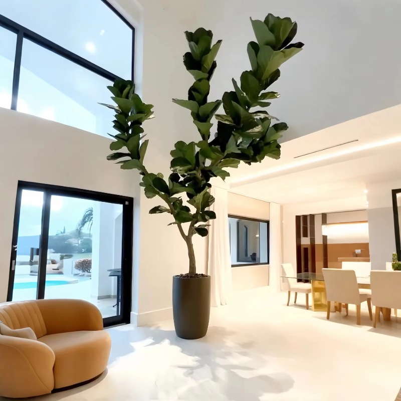 Sztuczne rośliny doniczkowe do – Ficus Lyrata Tree recenzja i cena