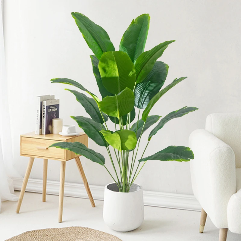1 szt. Sztuczne rośliny Duża t – Ficus Lyrata Tree recenzja i cena